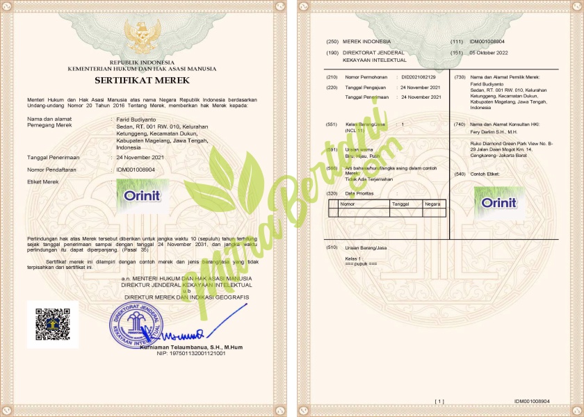 Merek ORINIT